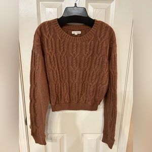 LA Hearts brown sweater, size S
